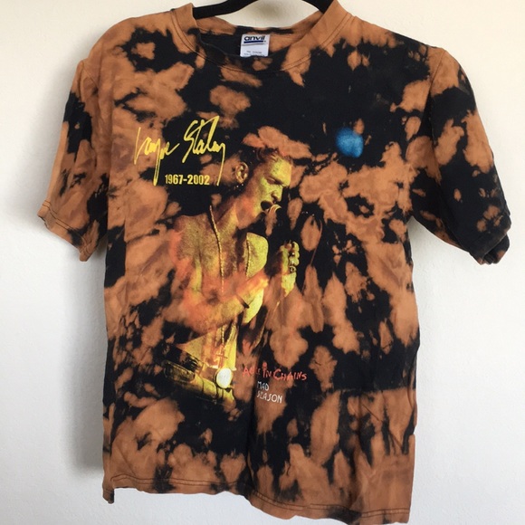 alice in chains tie dye shirt